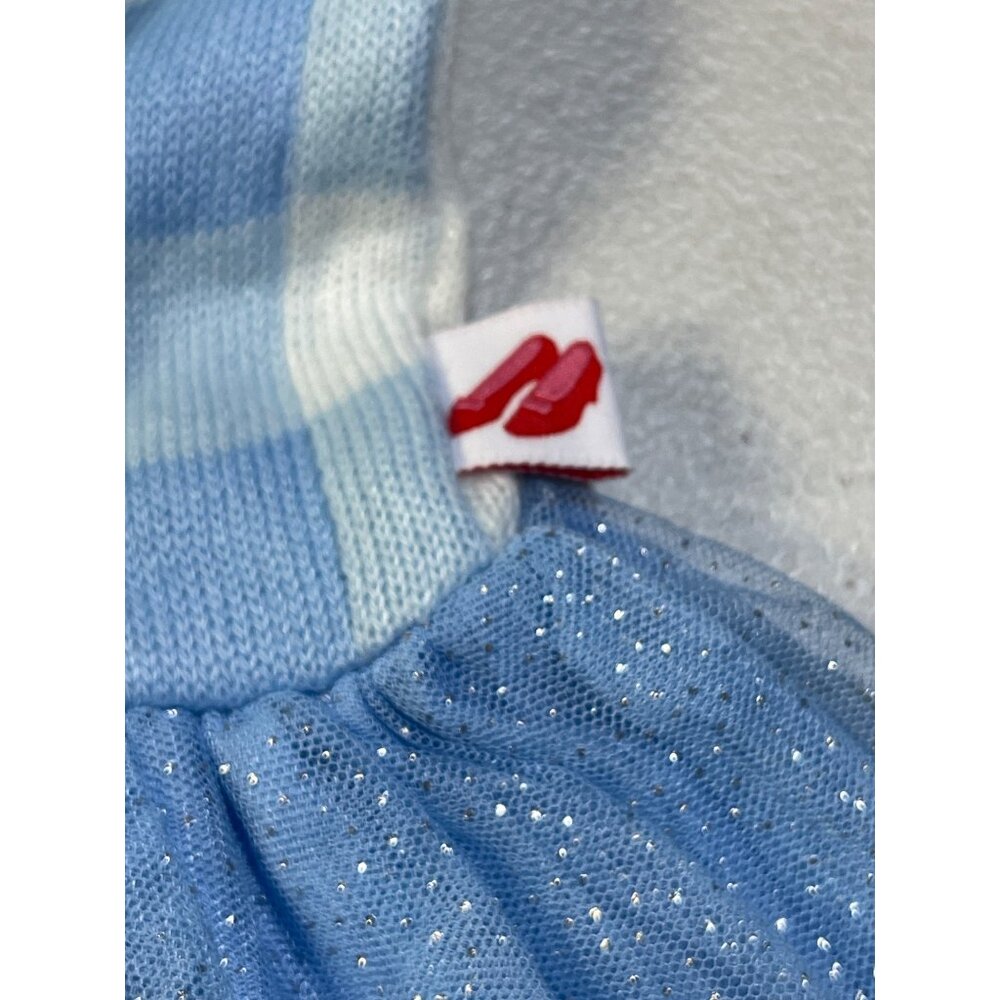 The Wizard Of Oz Dorothy Cosplay Dress 2T White & Blue Acrylic/Polyester - Picture 9 of 9